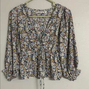 Floral Print Women's Top